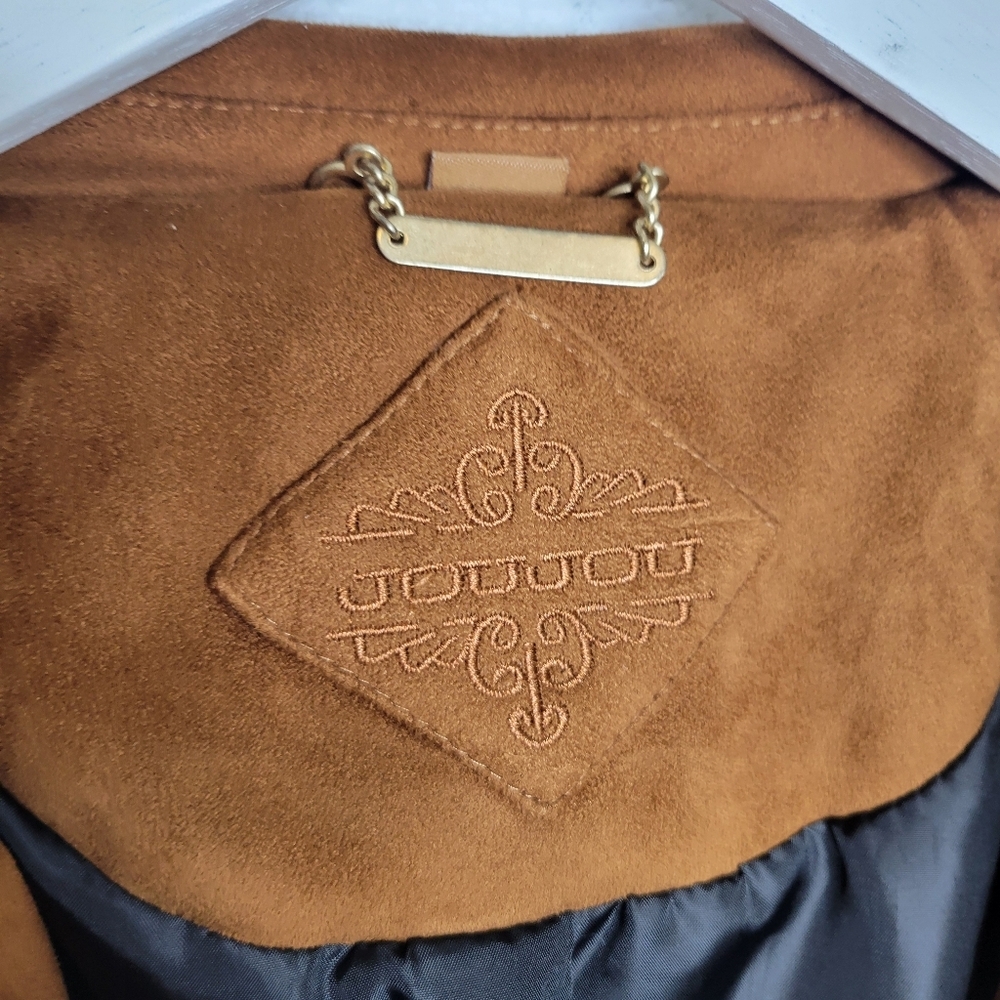 JouJou Camel Microfiber Moto Style Jacket - Picture 2 of 5